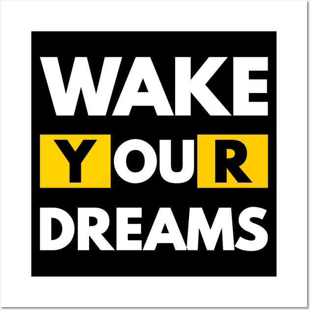 Wake Your Dreams Wall Art by Mako Design 